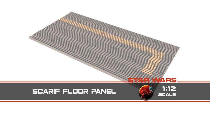 Star Wars Rogue One Scarif floor plates 1:12