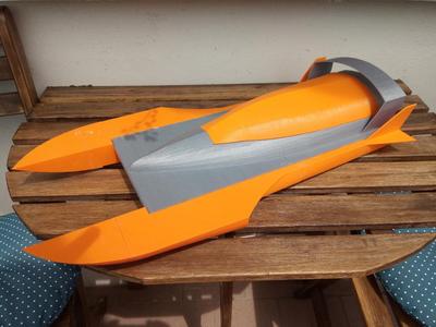 Hydro Alpha - Printable Rc Hydroplane Boat