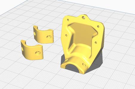 SPEEDOMETER / COMPASS / GPS MOUNT FOR CATAMARANS 38MM (1.5") SPINNAKER POLE