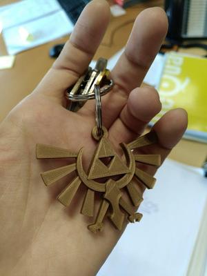 The Legend of Zelda: Hyrule Crest Keychain