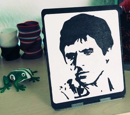 Cadre Portrait Tony Montana 