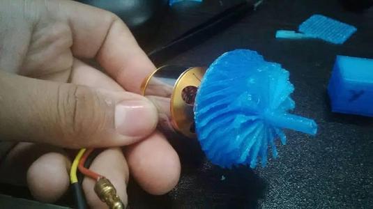 Jet Engine's Impeller 8mm Shaft