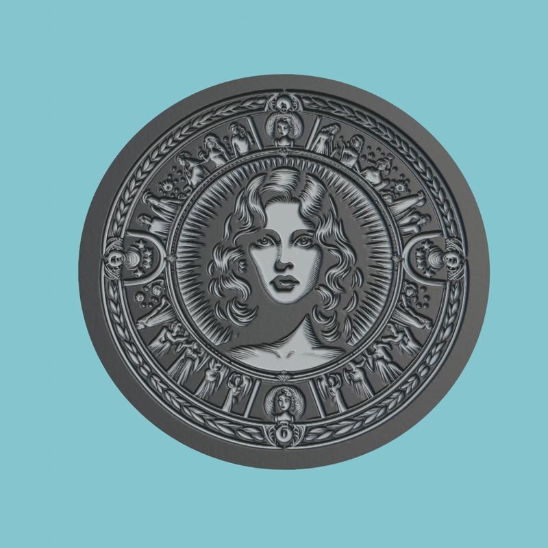 All About Eve Movie Medallion  All About Eve 3d  Model Stl Obj