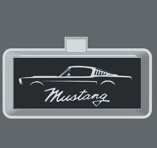 Mustang Fastback - Freshie Mold Housing