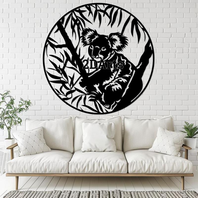 Koala in Tree 2D Wall Art/Window Art