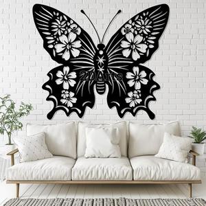 Butterfly with Flower Wings 2D Wall Art/Window Art