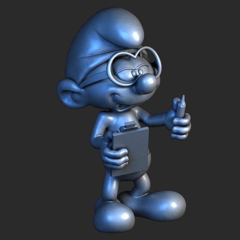 A BRAINYYY SMURF / Smurf Philosopher