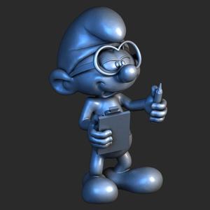 A BRAINYYY SMURF / Smurf Philosopher