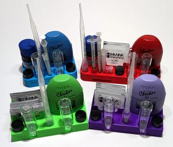 Hanna Test Kit Caddy/Holder Stand (ALK, PO4, NO3, CA)