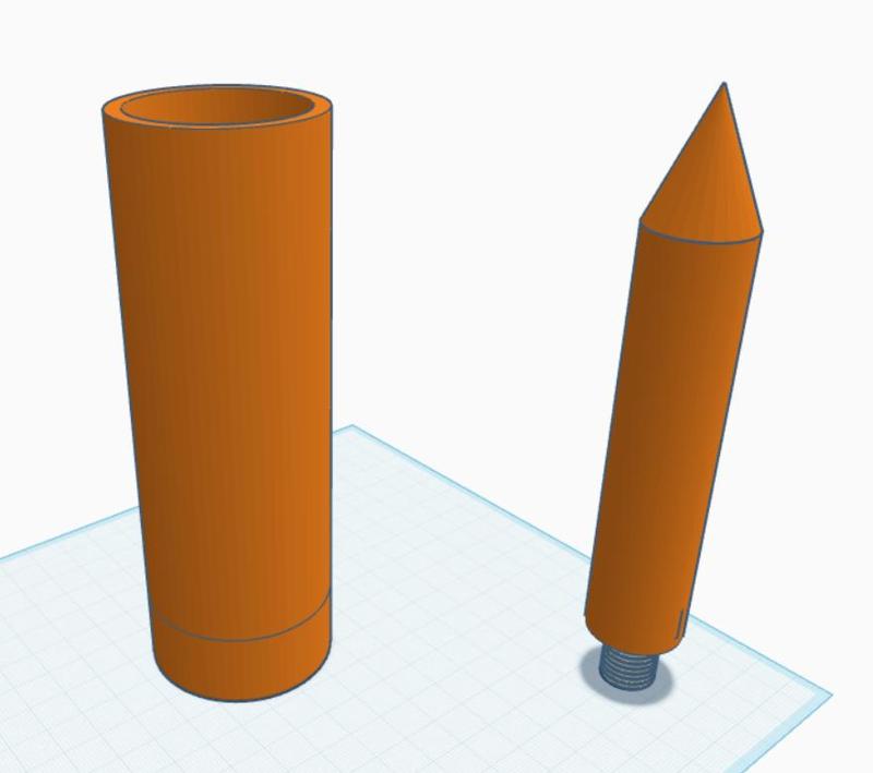 Fishing rod ground bolt