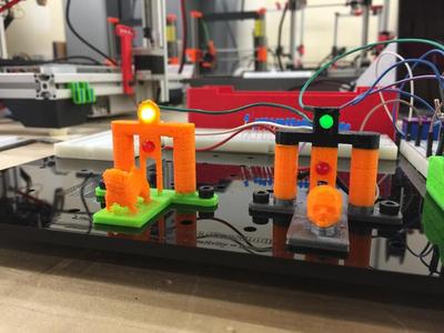 Toggle Switch LED Project for 3DLS