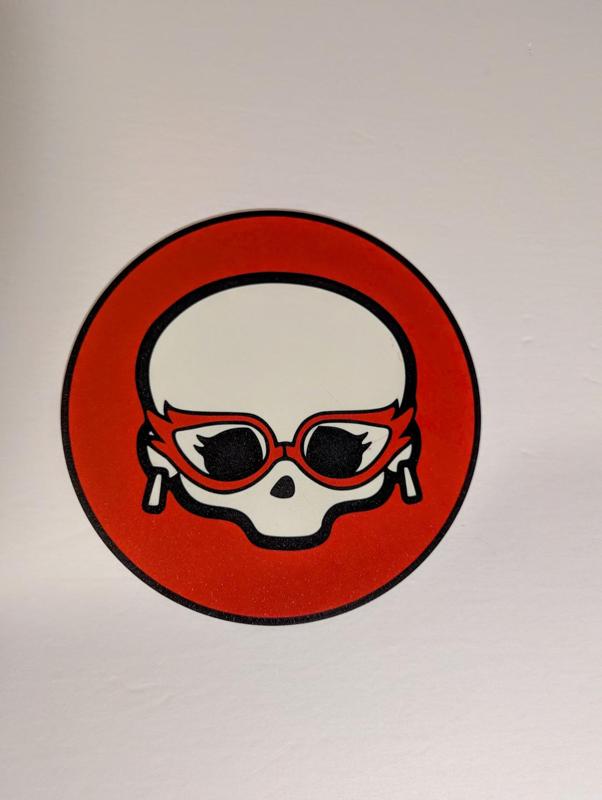 Monster High Ghoulia Skullette Bordered Wall Plaque Flat