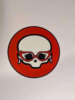 Monster High Ghoulia Skullette Bordered Wall Plaque Flat