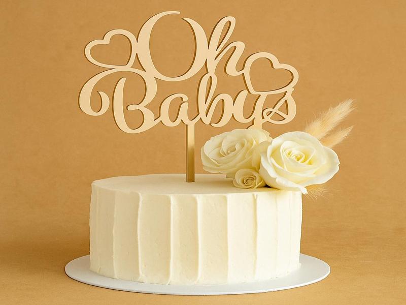 „Oh Babys“ Caketopper for Twins and more