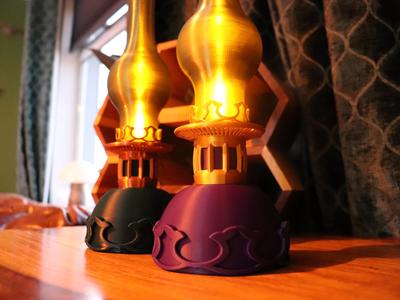 Oil Lamp LED Tealight holder