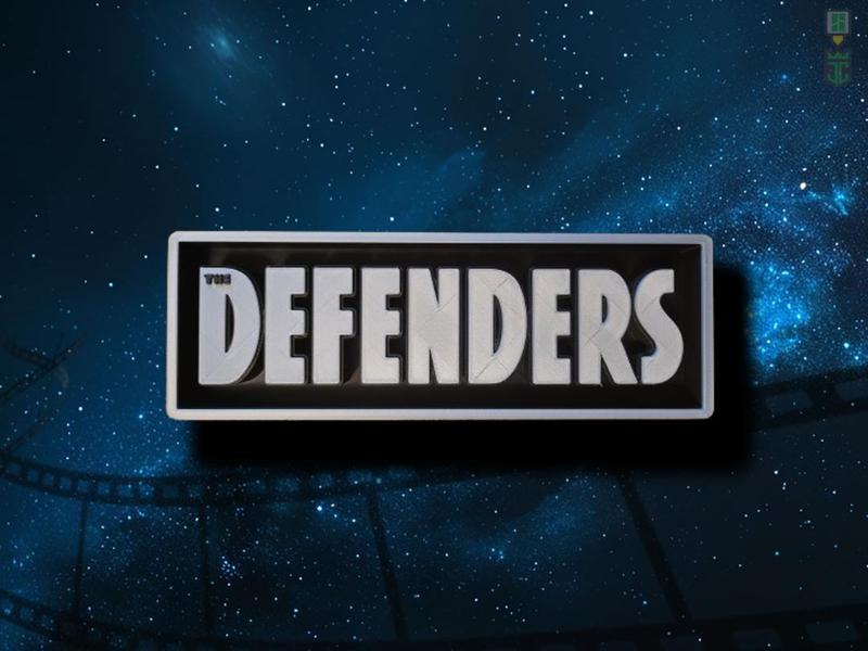 The Defenders Cinema Film Room Sign Box