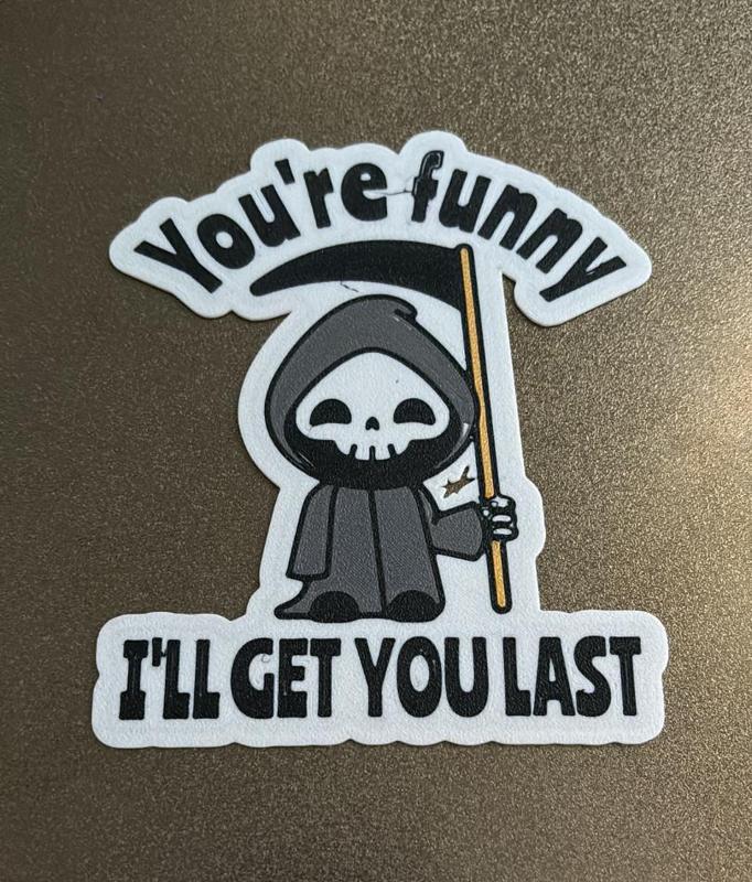Cute little Grim Reaper Magnet