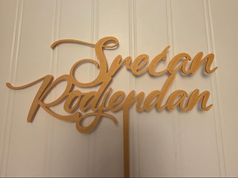 Cake topper Srecan Rodjendan