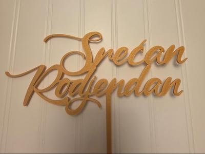 Cake topper Srecan Rodjendan