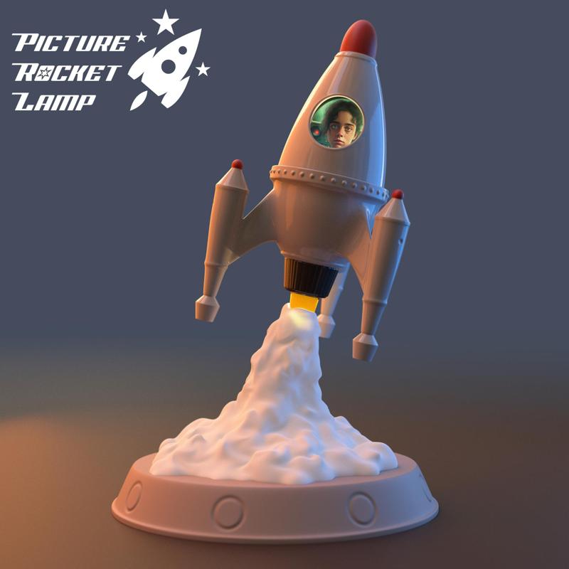 Picture Rocket Lamp