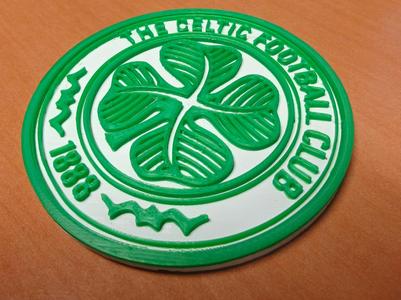 CelticFC Embossed Coaster - 0.2mm layer,15% infill