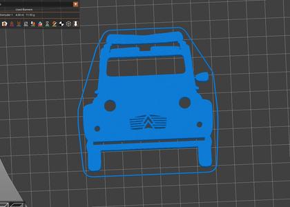 Citroen 2CV toothpaste squeezer