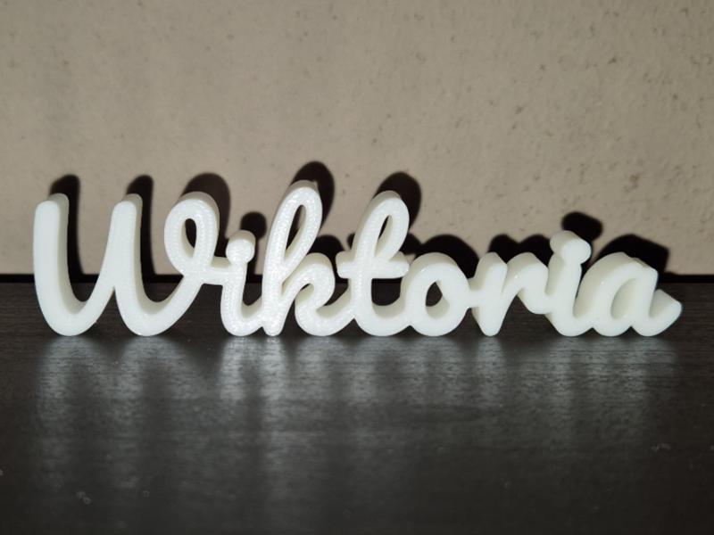 Wiktoria Name Sign Display Decor