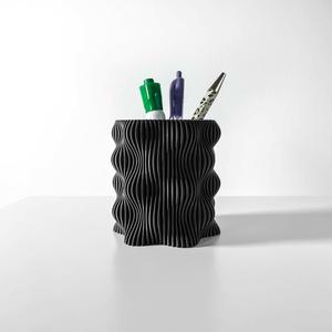 The Muxel Pen Holder | Desk Organizer and Pencil Cup Holder | Modern Office and Home Decor