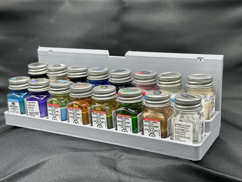 Testors Paint Rack – 16 Jar Organizer for Model Paints