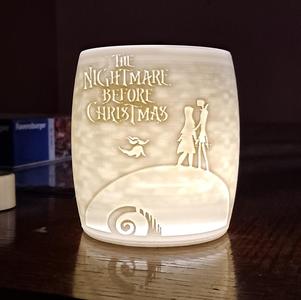 The Nightmare Before Christmas LED Tea Light Barrel