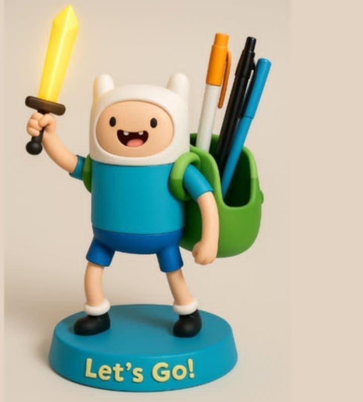 Finn the Human Adventure Time Pencil Holder