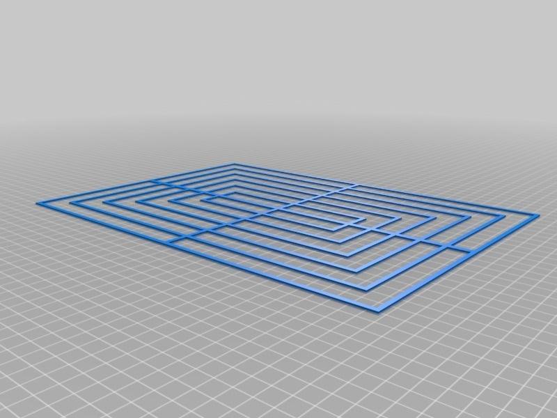 Bed Alignment Test Pattern