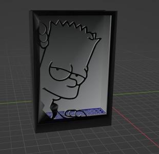 Sponge support / Bart Simpson Cards