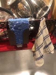 Sink rag and sponge holders