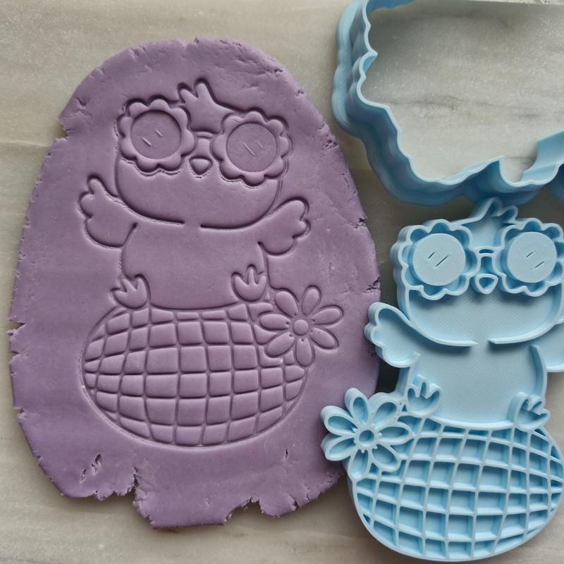 groovy chic on egg cookie cutter and stamp