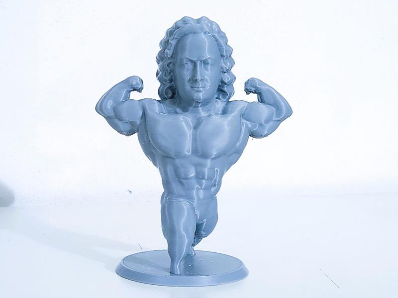 J. S. Bach ultraswole figure