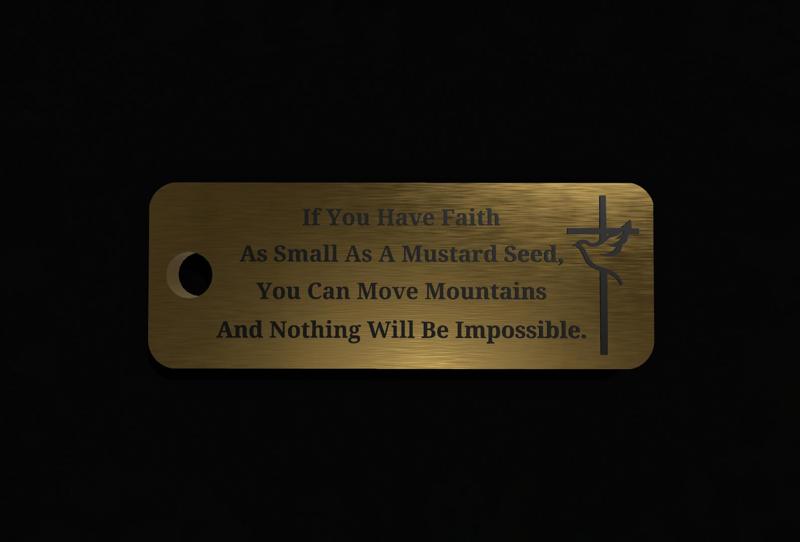 Bible verse quote keychain, spiritual tag, Religious Jewelry, SET OF 10 pcs