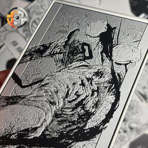 DENJI | CHAINSAW MAN - WALL ART - DESK DECORATION - HUEFORGEENTHUSIAST - MANGA PANEL