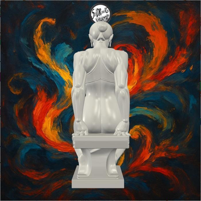 Seated Woman in Thoughtful Pose – SoliDRawinGs SG625