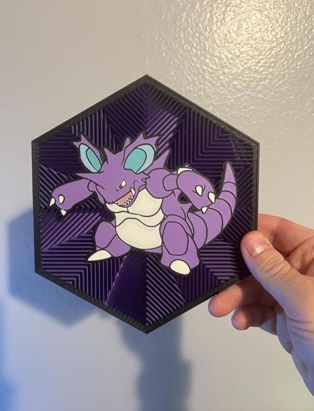 34 Nidoking Hex Art
