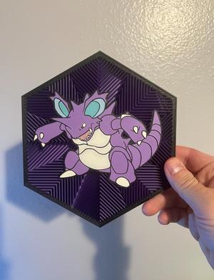 34 Nidoking Hex Art