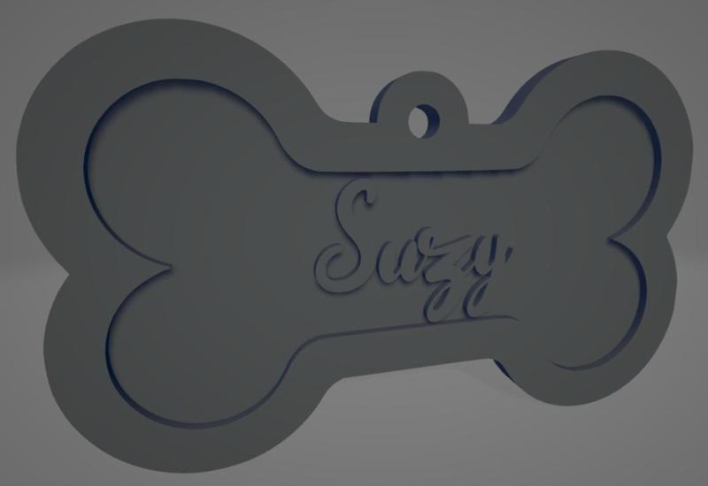 Bicolor Dog Collar "Suzy" - Collar bicolor para perro "Suzy"