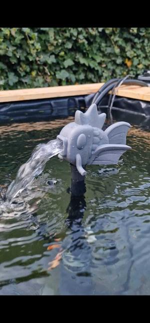 Pokemon Magikarp fountain pond