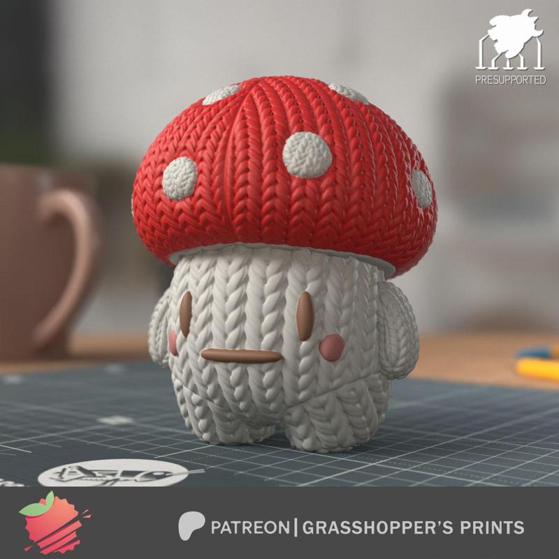 KNITTED MUSHROOM