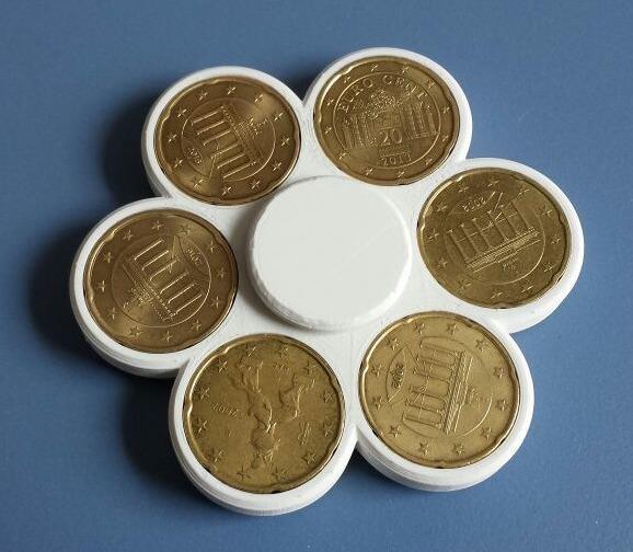 Yet Another Coin Fidget Spinner, Customizable