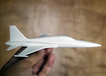 Easy to print F5 Tiger aircraft scale model 1/64