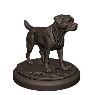 3D SCANNED ROTTWEILER DOG