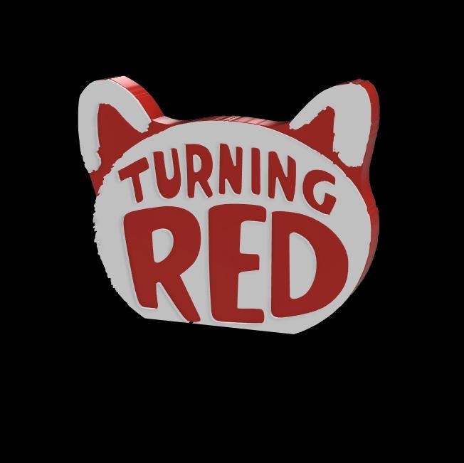 3D MULTICOLOR LOGO/SIGN - Turning Red