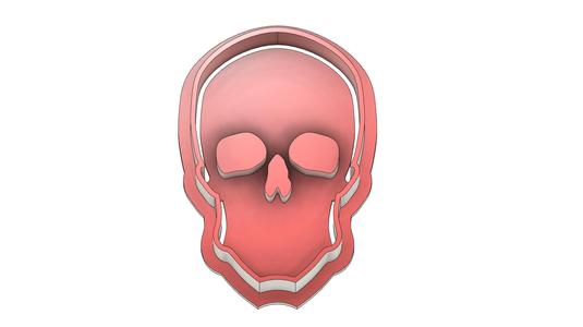 cookie cutter skull skull cookie cutter mold 4cm