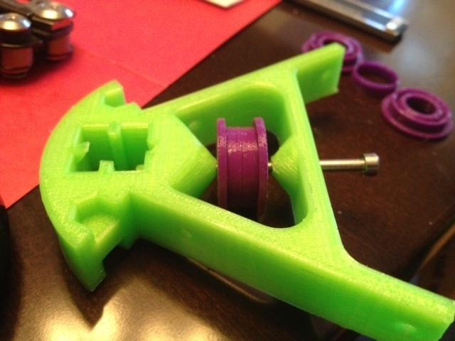 Splined Idler Pully for Mini Kossel 